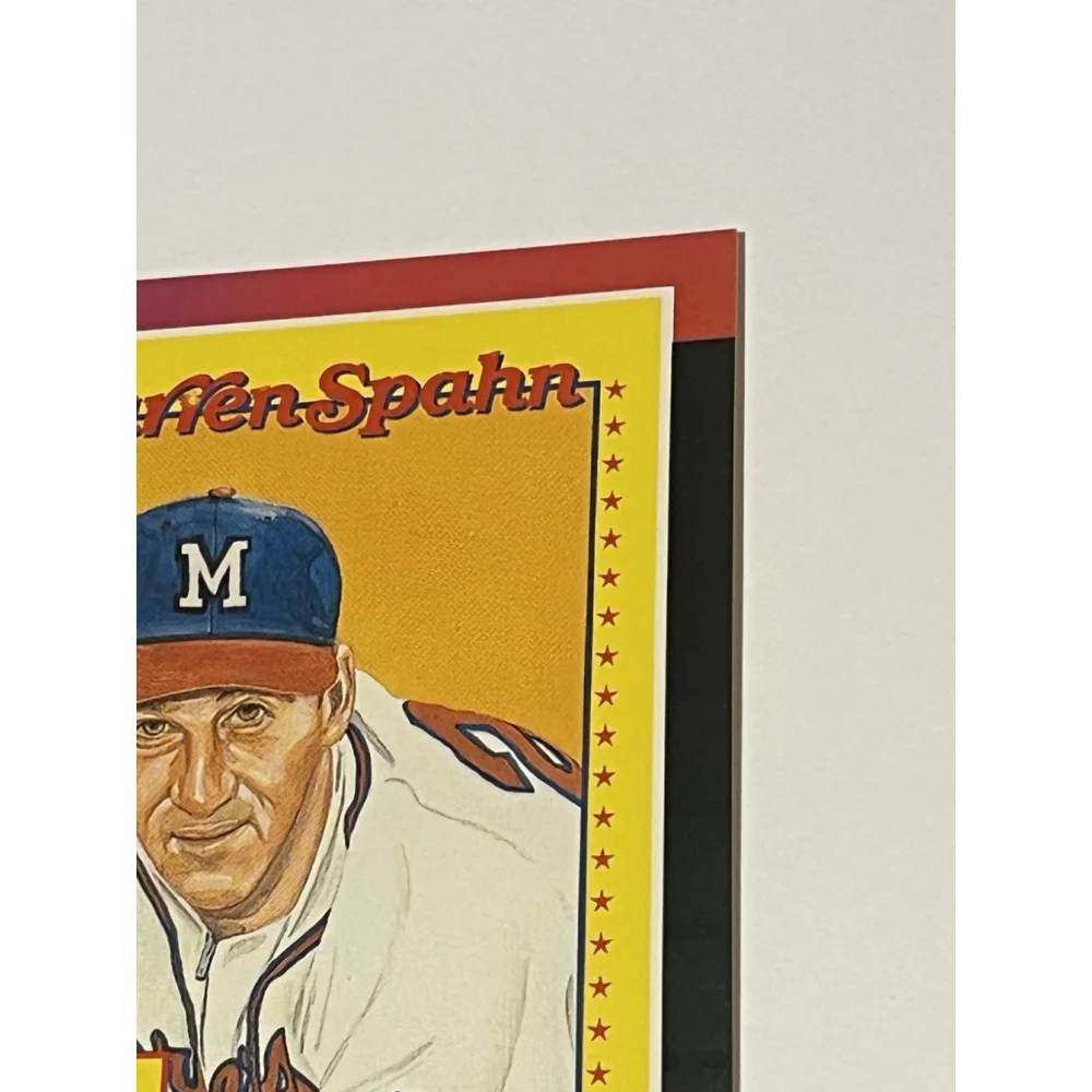 Warren Spahn 1989 Donruss Milwaukee Braves Hall of Fame